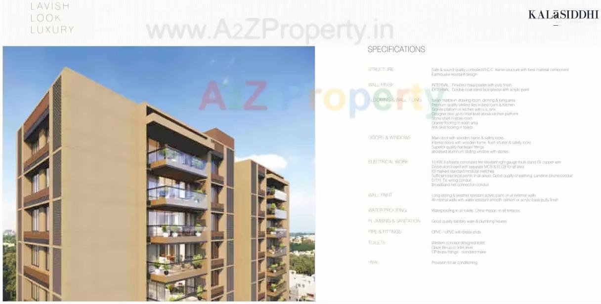  of real estate project Kala Siddhi located at Changispur, Ahmedabad, Gujarat