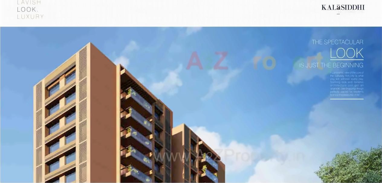 3D Elevation of real estate project Kala Siddhi located at Changispur, Ahmedabad, Gujarat