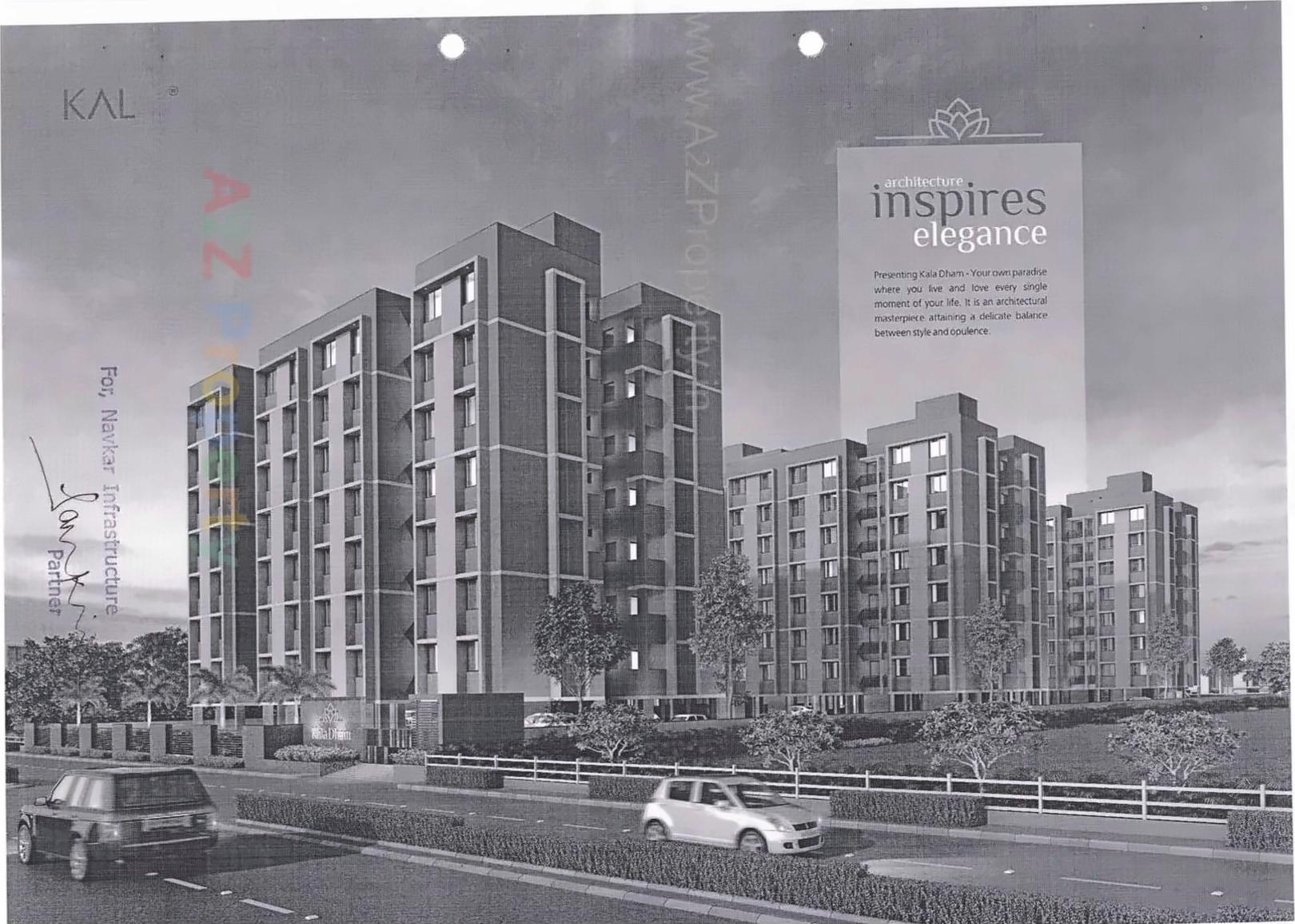 3D Elevation of real estate project Kaladham located at Chandkheda, Ahmedabad, Gujarat