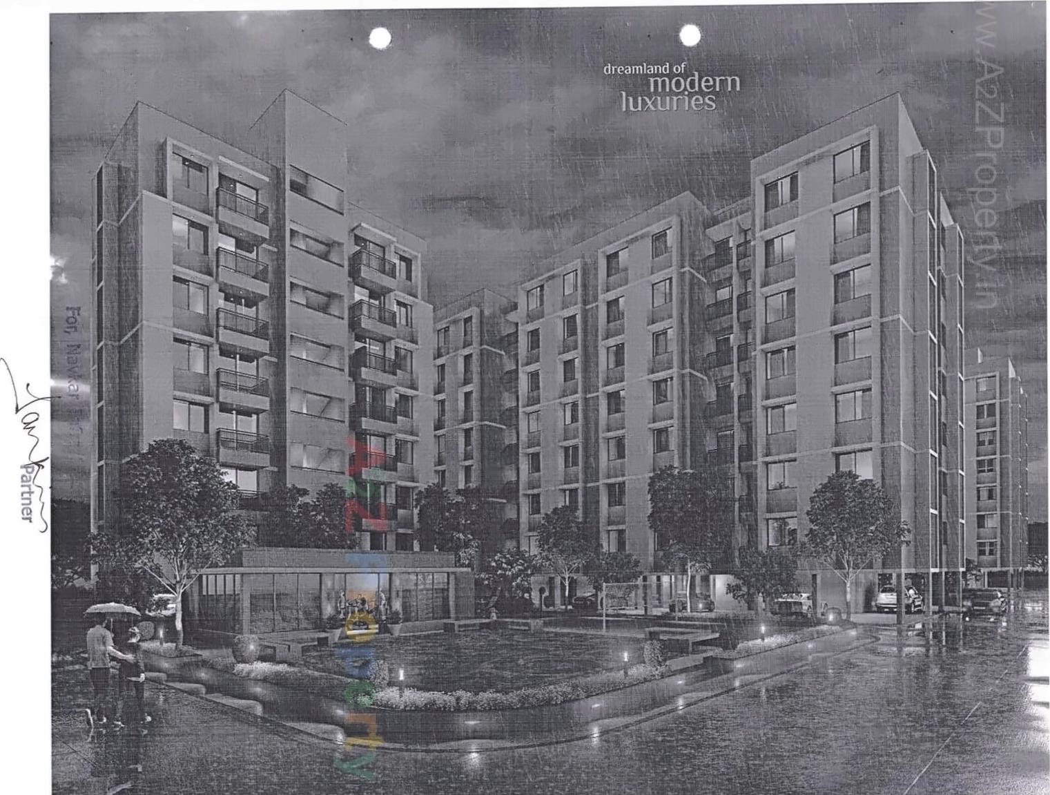 3D Elevation of real estate project Kaladham located at Chandkheda, Ahmedabad, Gujarat