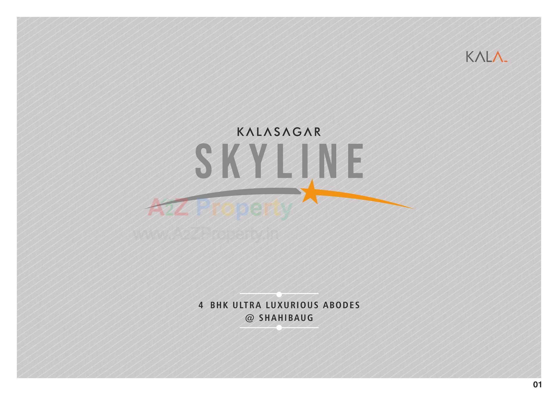  of real estate project Kalasagar Skyline located at Shahibaug, Ahmedabad, Gujarat