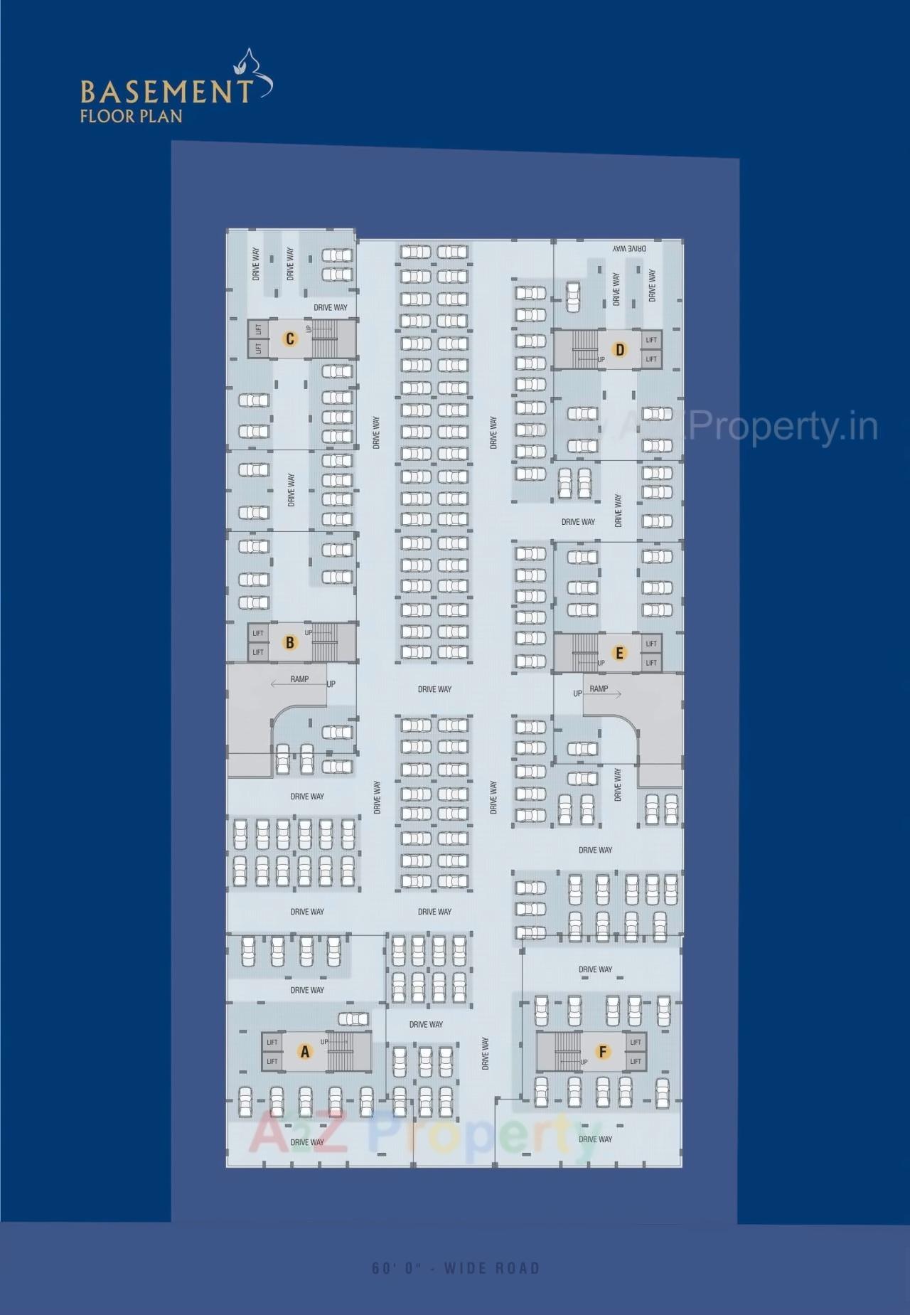 Layout of real estate project Kalash Enclave located at Ahmedabad, Ahmedabad, Gujarat