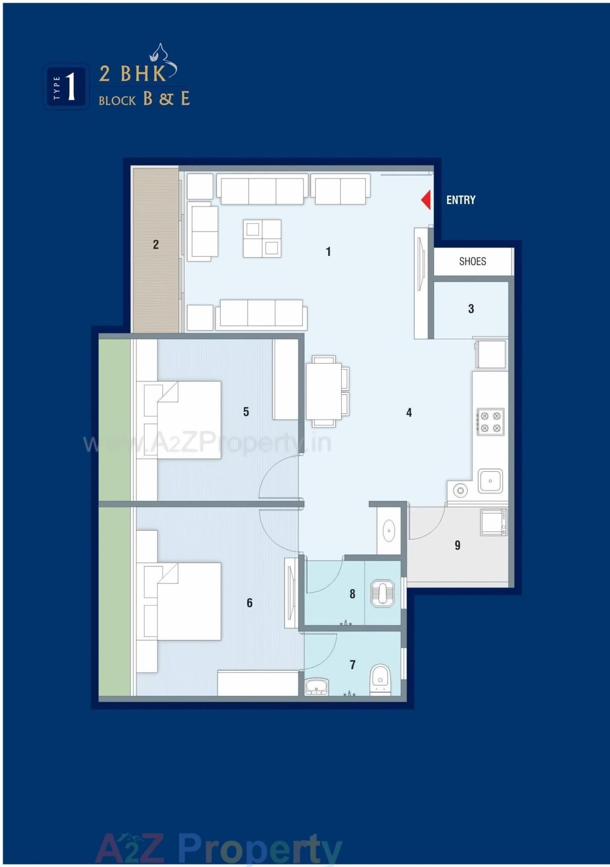Layout of real estate project Kalash Enclave located at Ahmedabad, Ahmedabad, Gujarat