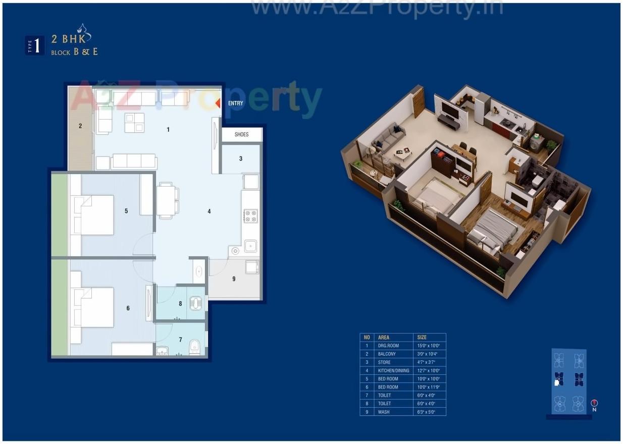 Layout of real estate project Kalash Enclave located at Ahmedabad, Ahmedabad, Gujarat