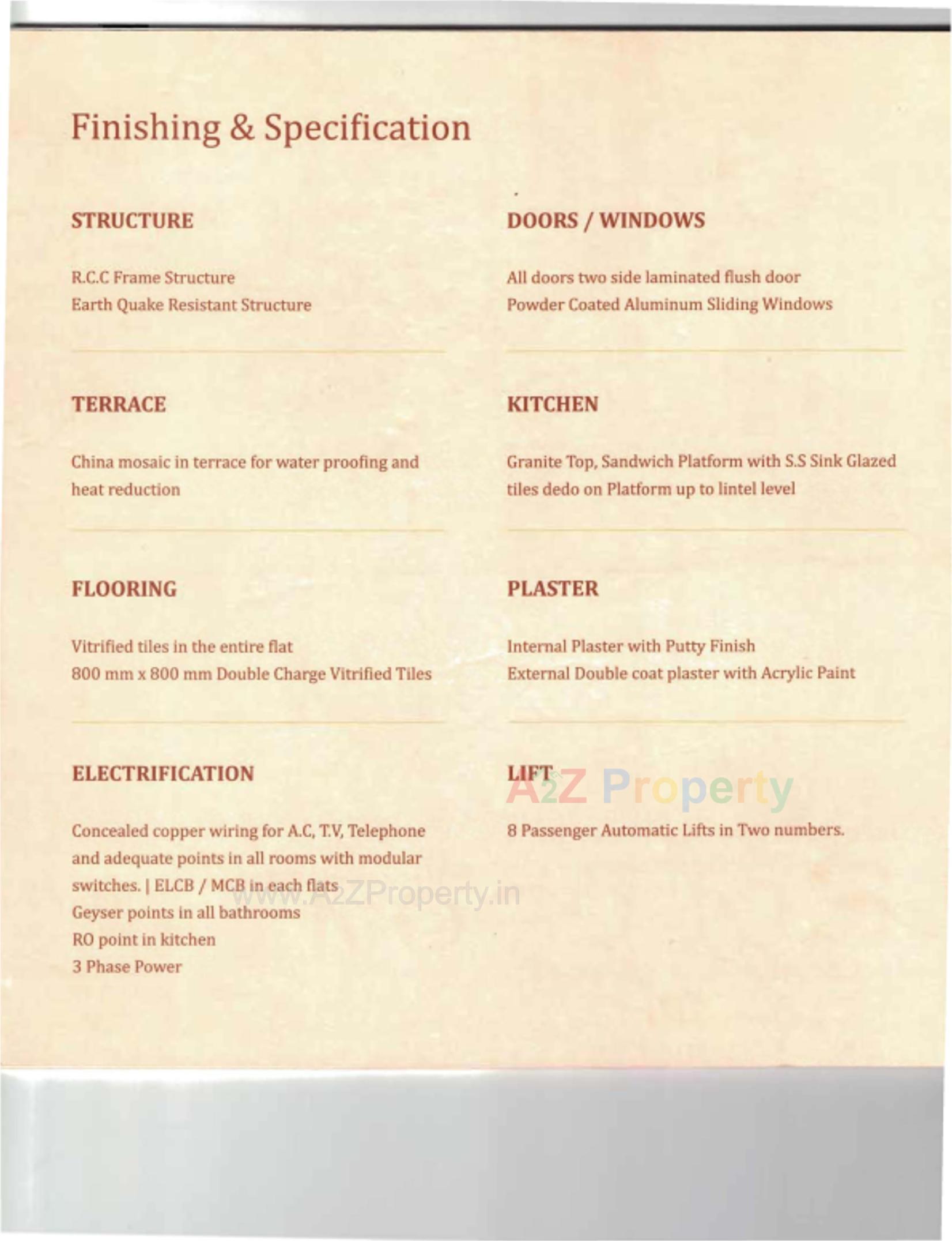  of real estate project Kalash located at Paldi, Ahmedabad, Gujarat