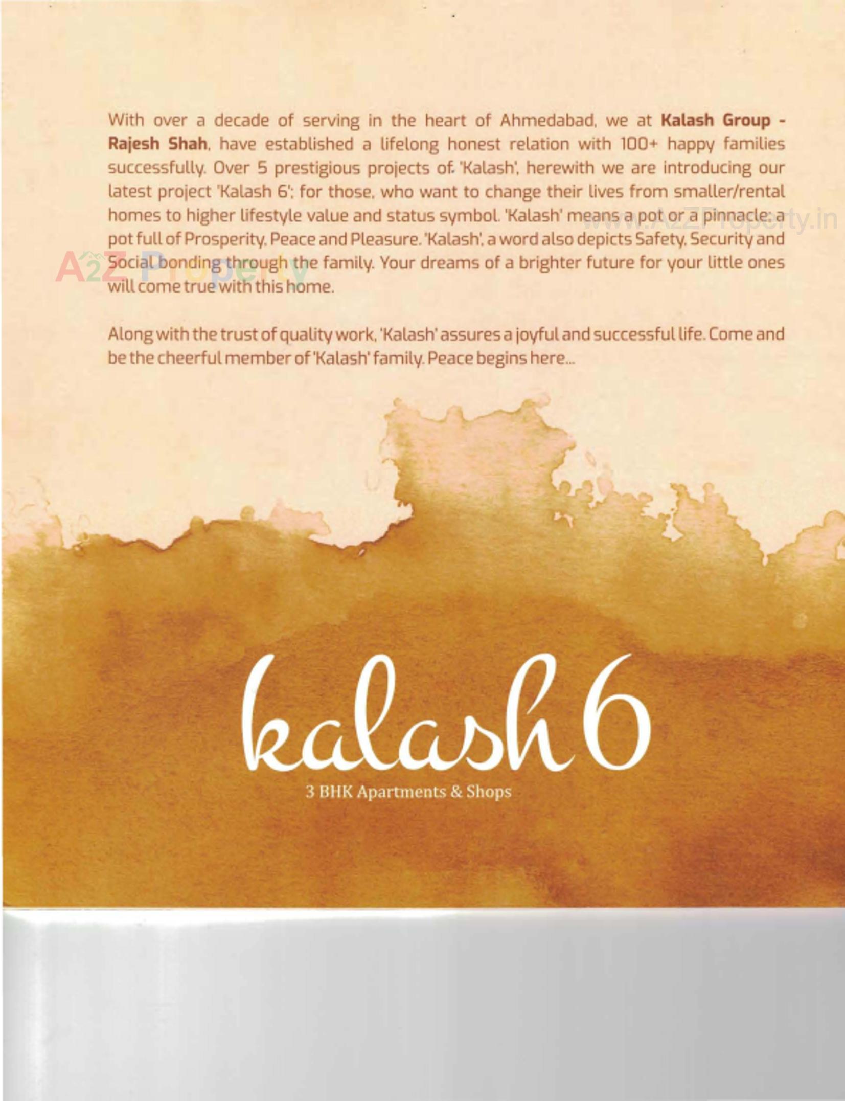  of real estate project Kalash located at Paldi, Ahmedabad, Gujarat