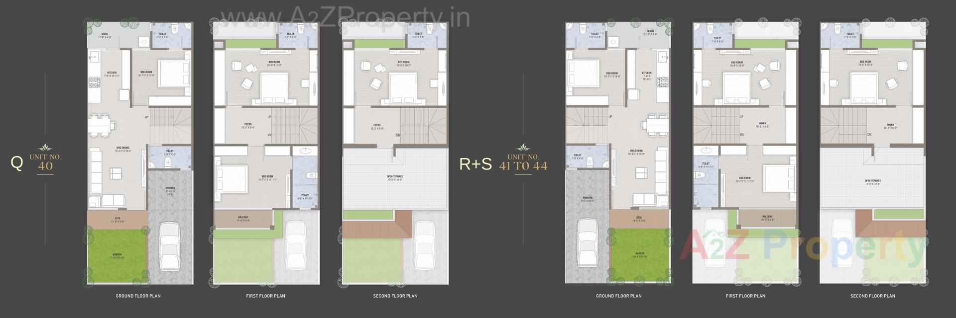 Layout of real estate project Kalash Heritage located at Lambha, Ahmedabad, Gujarat