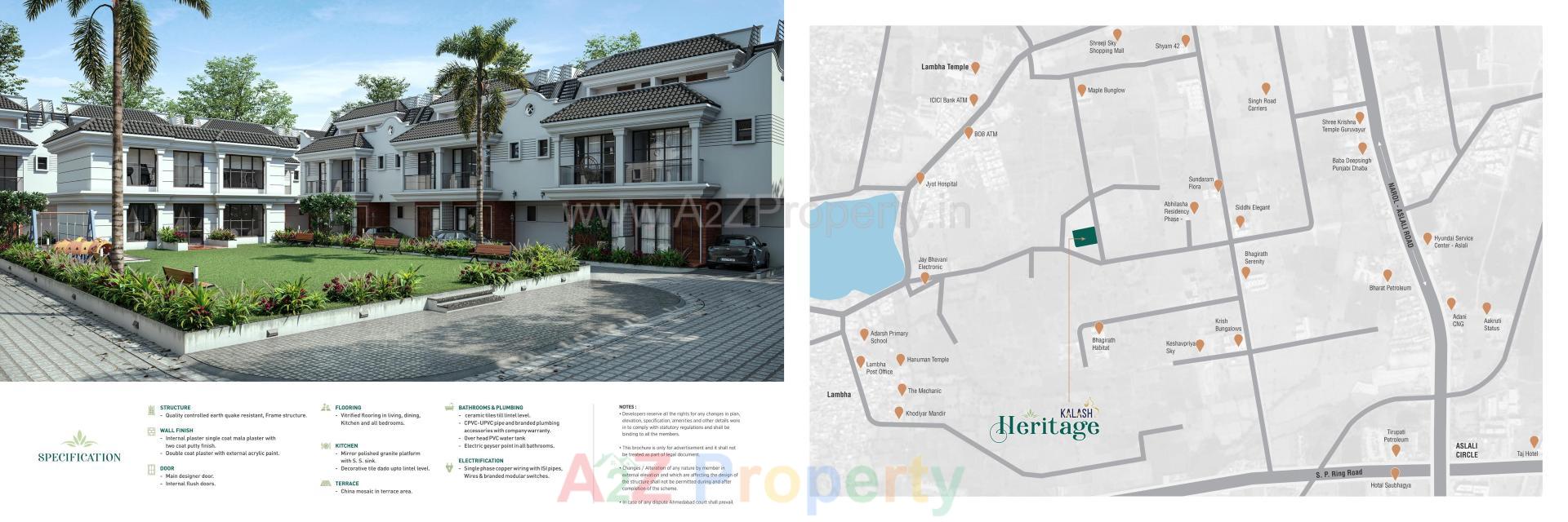  of real estate project Kalash Heritage located at Lambha, Ahmedabad, Gujarat