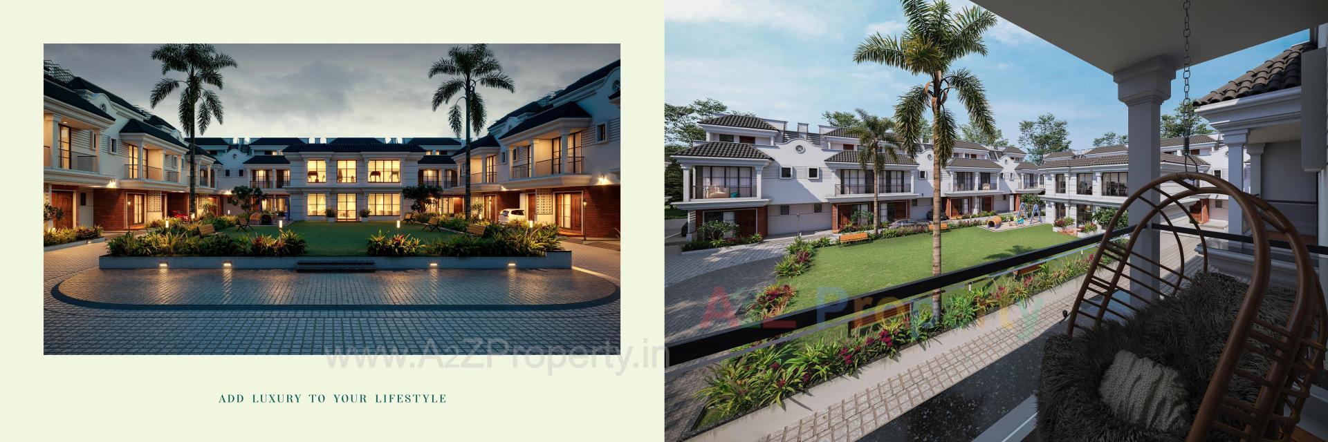 3D Elevation of real estate project Kalash Heritage located at Lambha, Ahmedabad, Gujarat