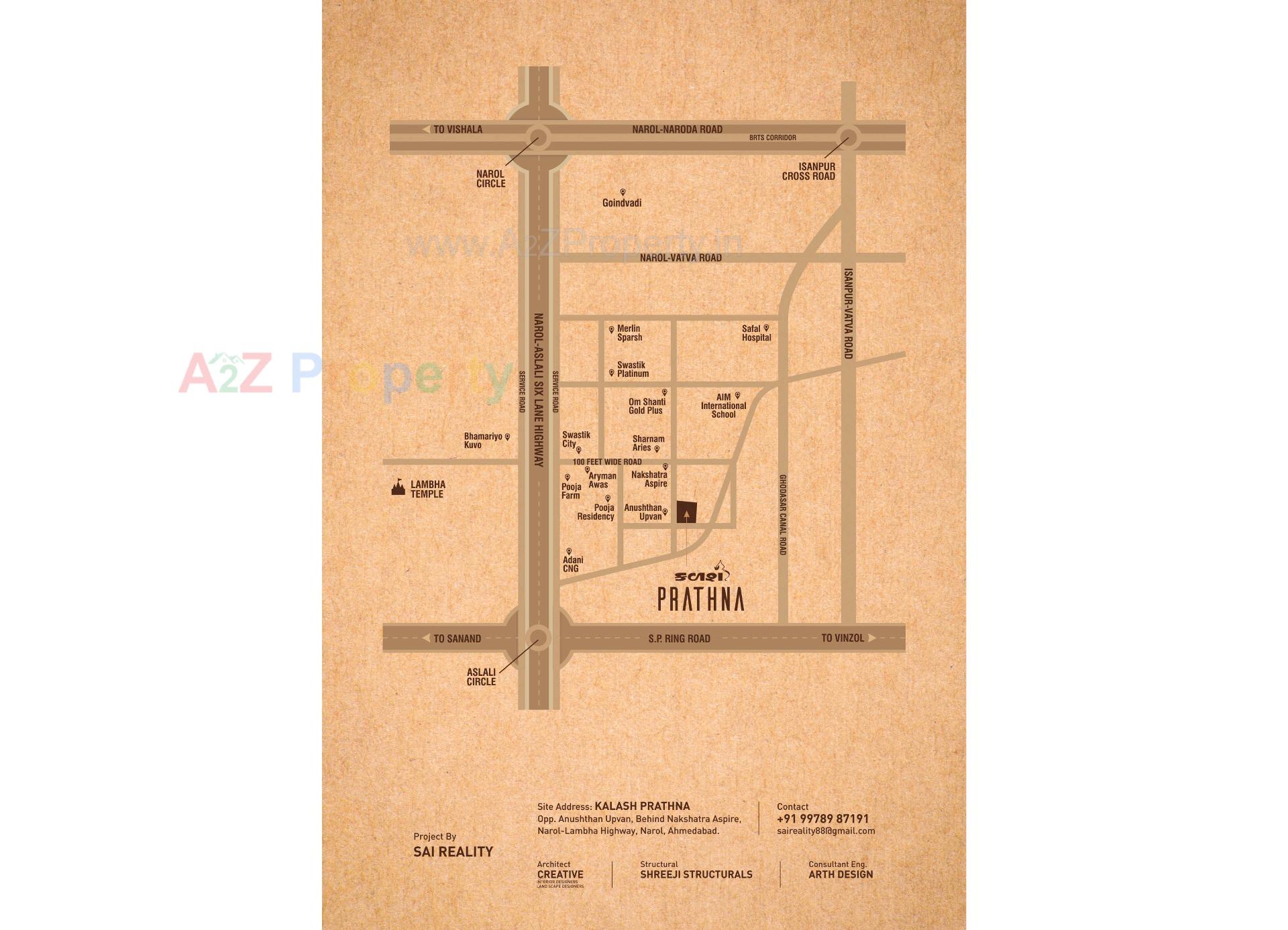  of real estate project Kalash Prathna located at Vatva, Ahmedabad, Gujarat