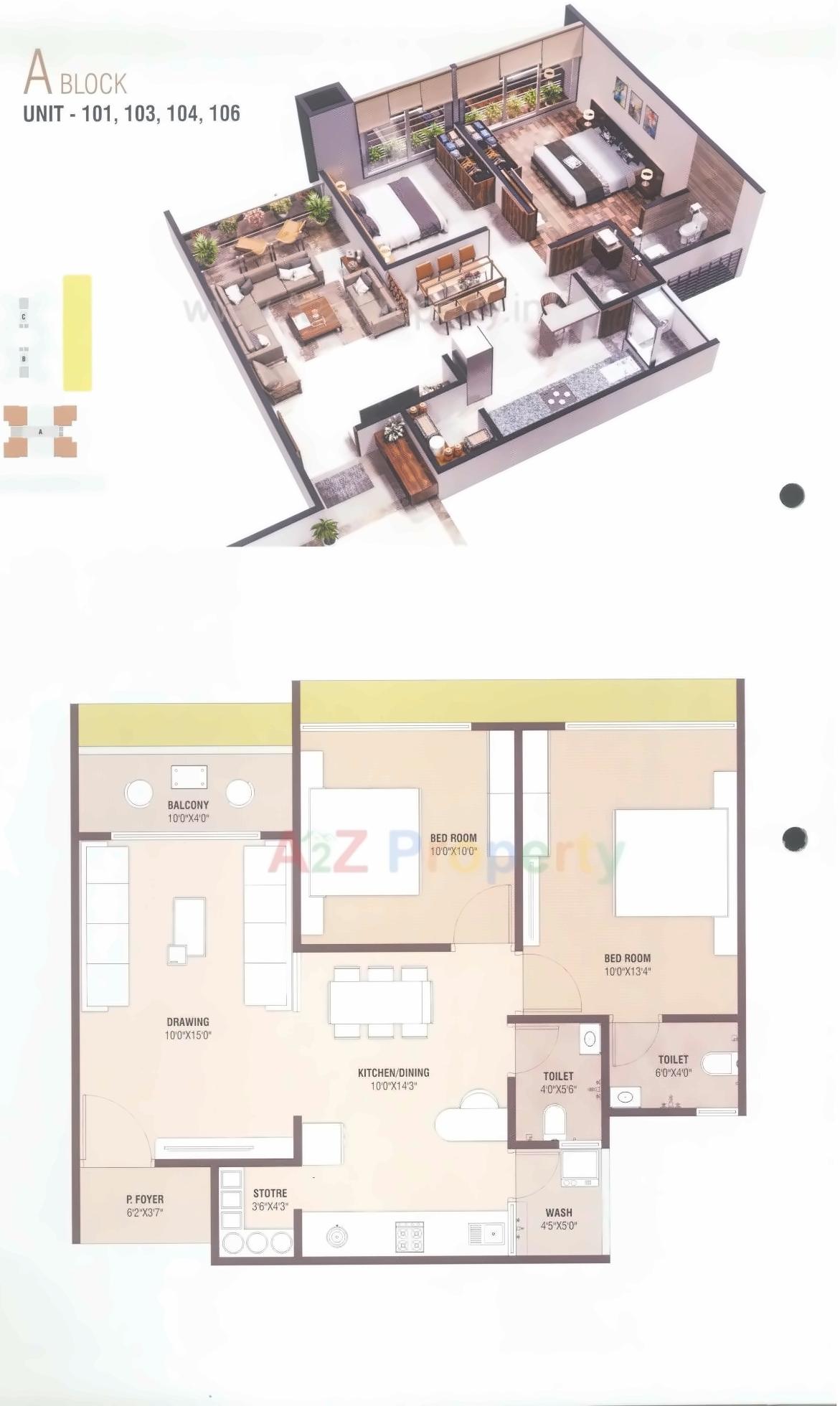 Layout of real estate project Kalash located at Chandkheda, Ahmedabad, Gujarat