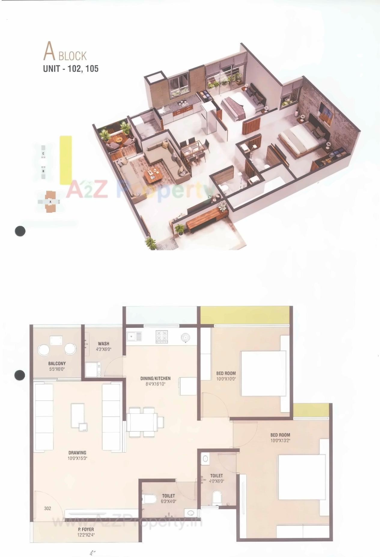 Layout of real estate project Kalash located at Chandkheda, Ahmedabad, Gujarat