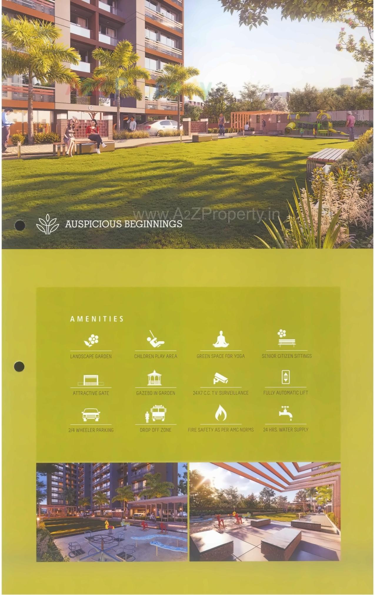 3D Elevation of real estate project Kalash located at Chandkheda, Ahmedabad, Gujarat