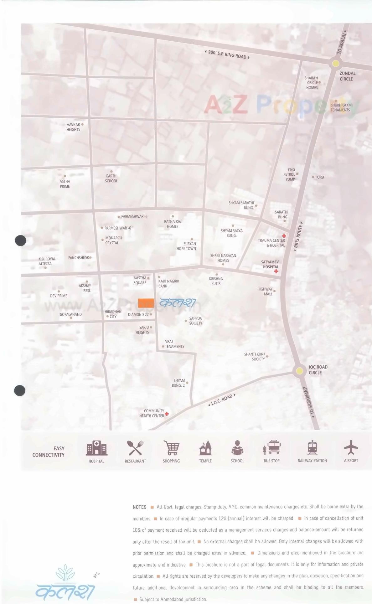  of real estate project Kalash located at Chandkheda, Ahmedabad, Gujarat