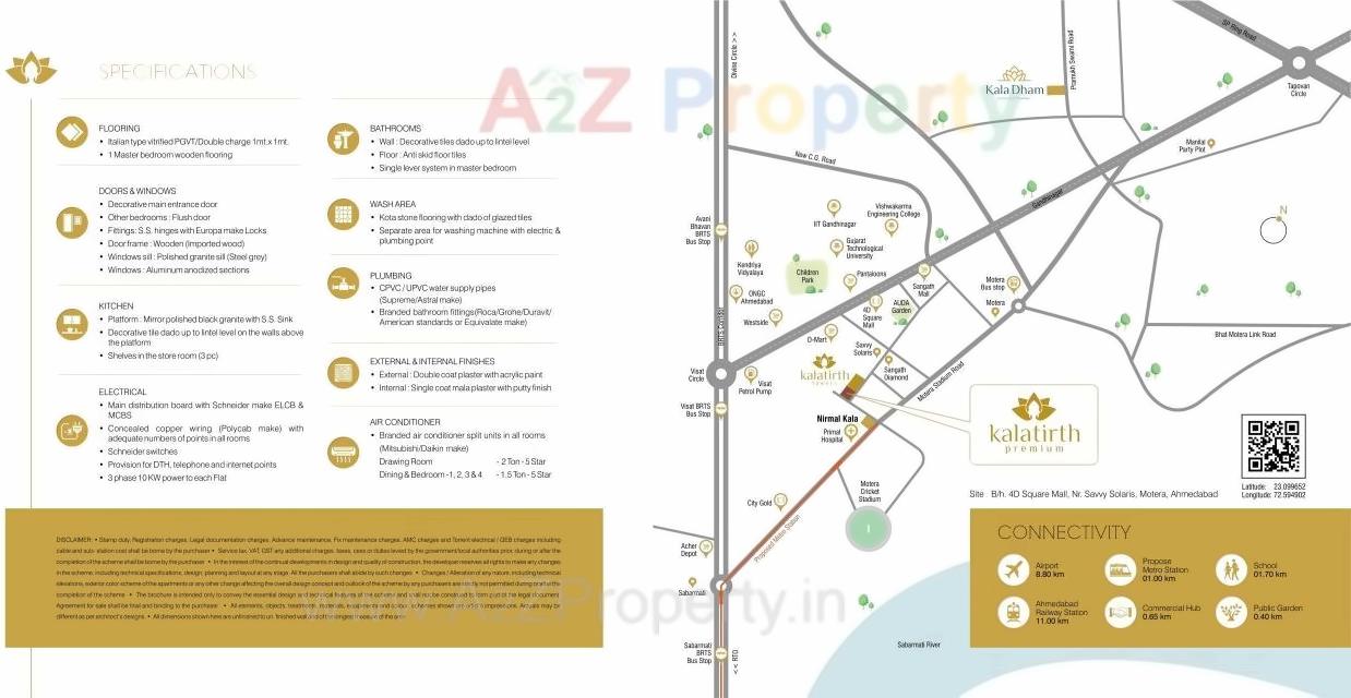  of real estate project Kalatirth Premium located at Motera, Ahmedabad, Gujarat