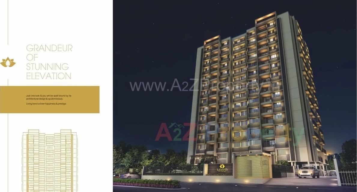 3D Elevation of real estate project Kalatirth Premium located at Motera, Ahmedabad, Gujarat