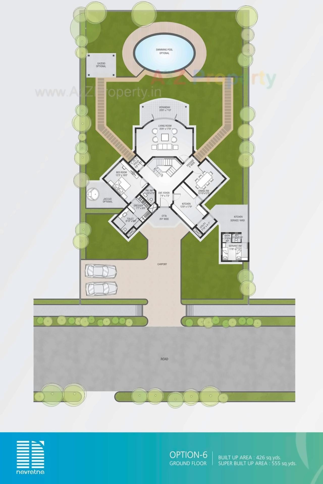 Layout of real estate project Kalhaar Blues   Greens (kbg) located at Sanand, Ahmedabad, Gujarat