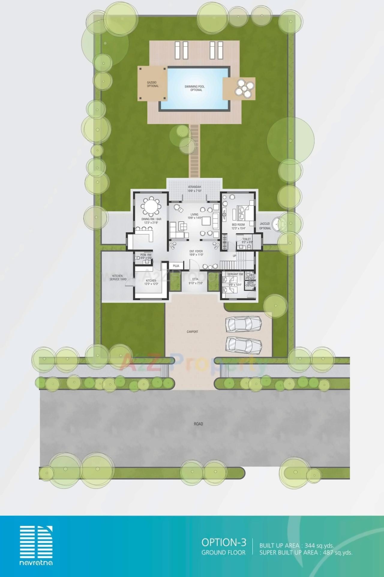 Layout of real estate project Kalhaar Blues   Greens (kbg) located at Sanand, Ahmedabad, Gujarat