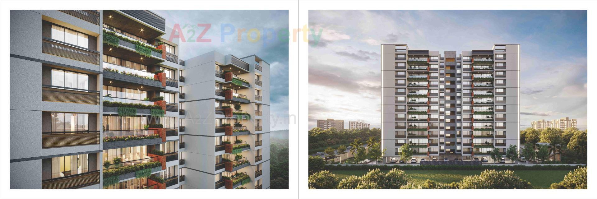 3D Elevation of real estate project Kalhar Greens located at Ahmedabad, Ahmedabad, Gujarat