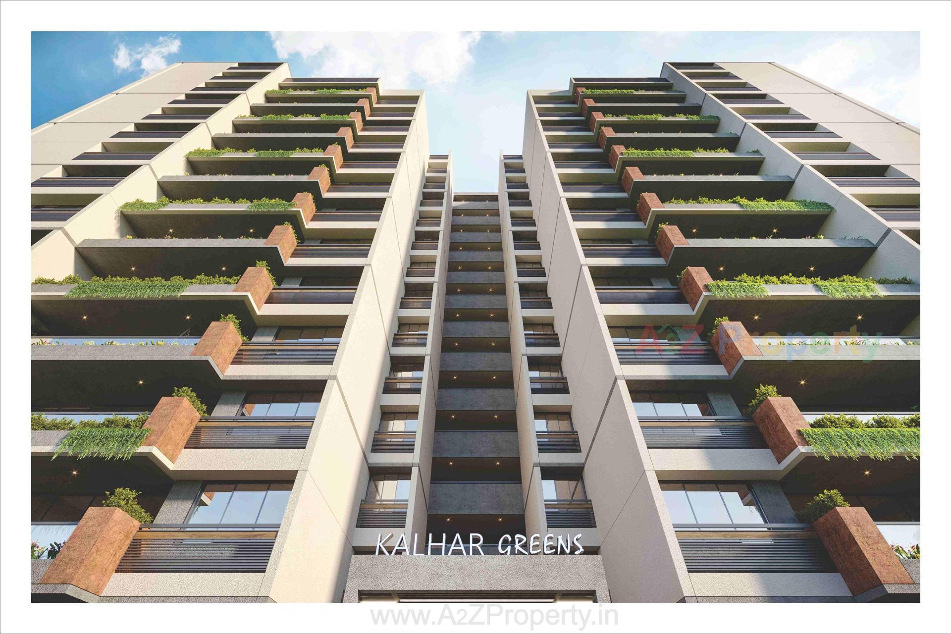 3D Elevation of real estate project Kalhar Greens located at Ahmedabad, Ahmedabad, Gujarat