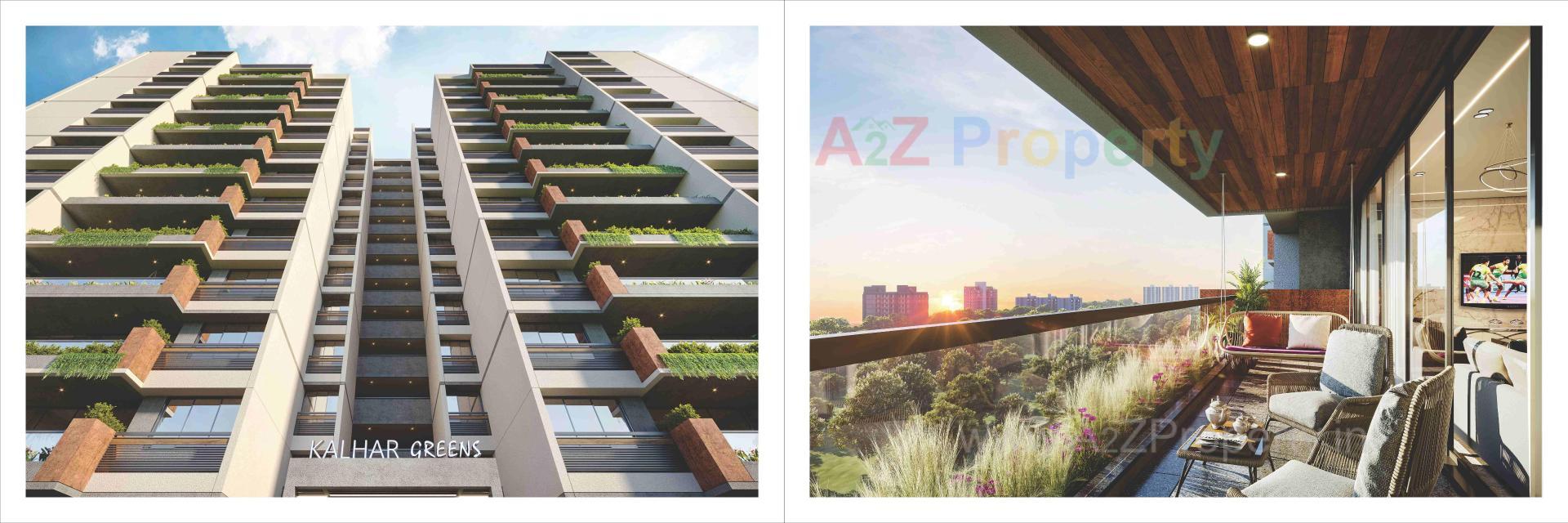 3D Elevation of real estate project Kalhar Greens located at Ahmedabad, Ahmedabad, Gujarat