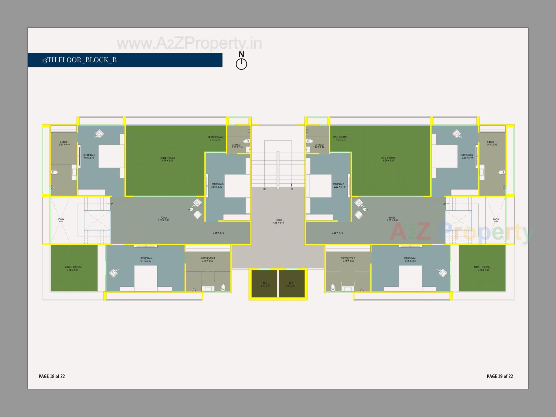 Layout of real estate project Kalhar located at Nikol, Ahmedabad, Gujarat
