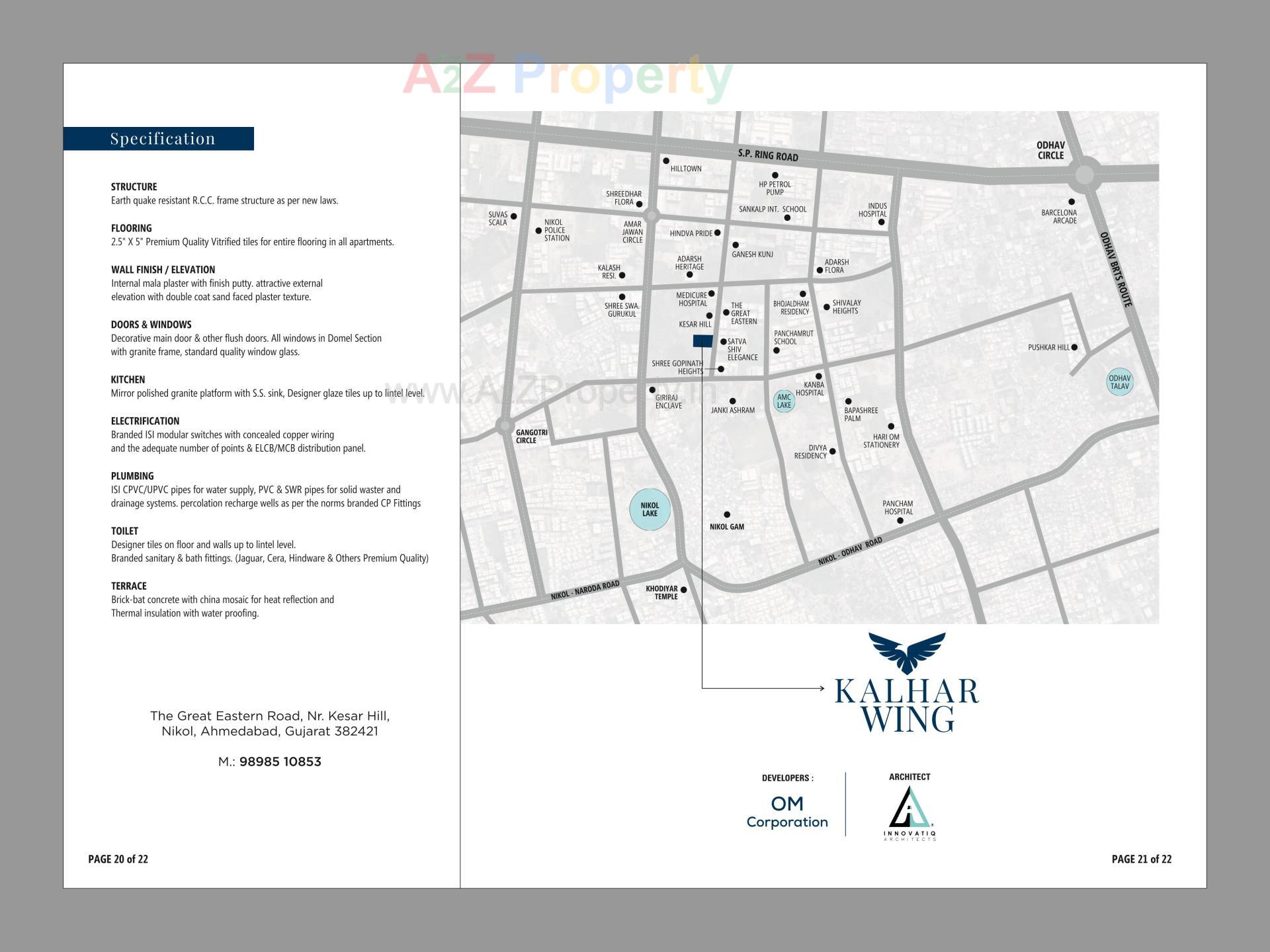  of real estate project Kalhar located at Nikol, Ahmedabad, Gujarat