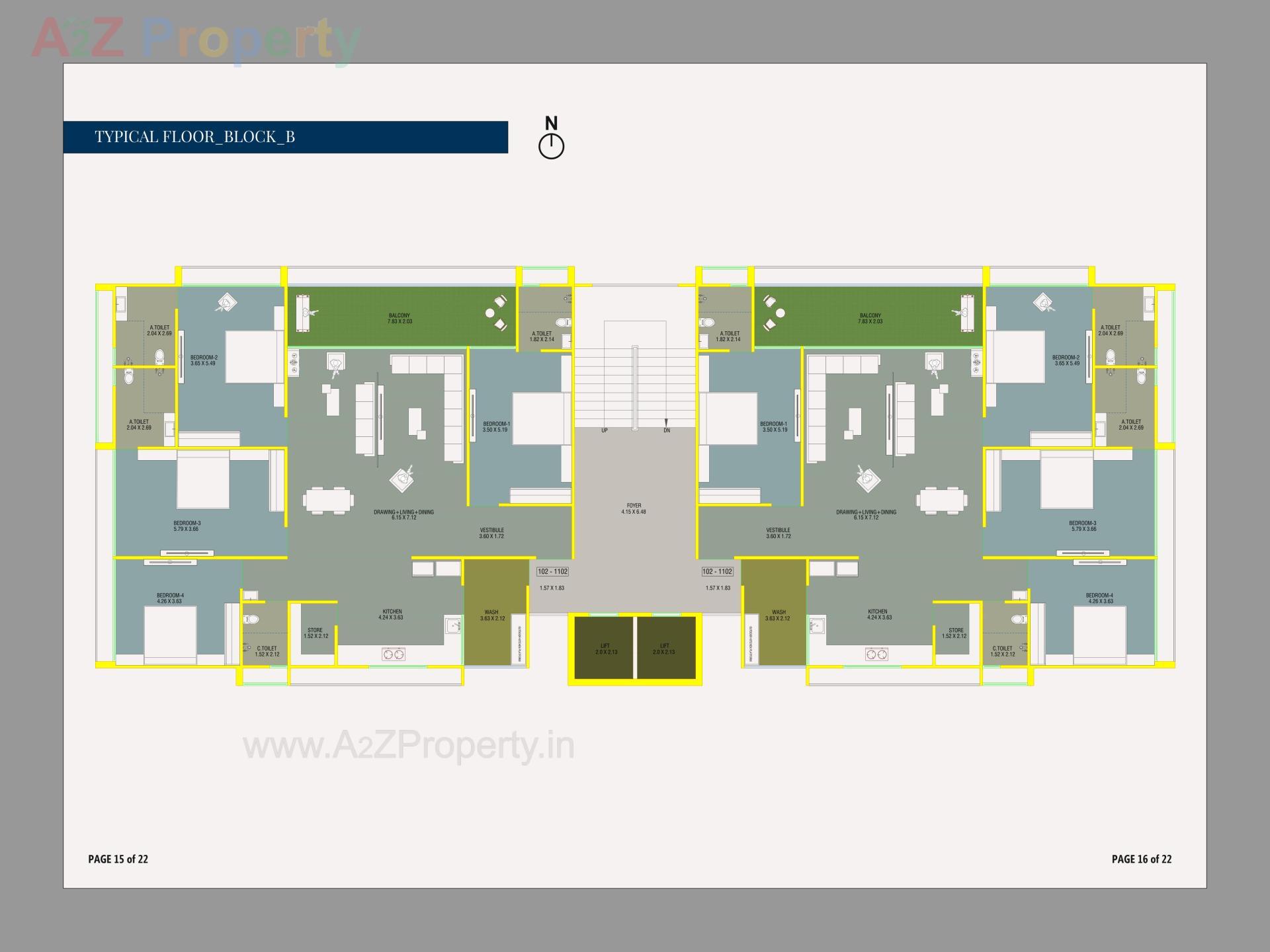 Layout of real estate project Kalhar located at Nikol, Ahmedabad, Gujarat