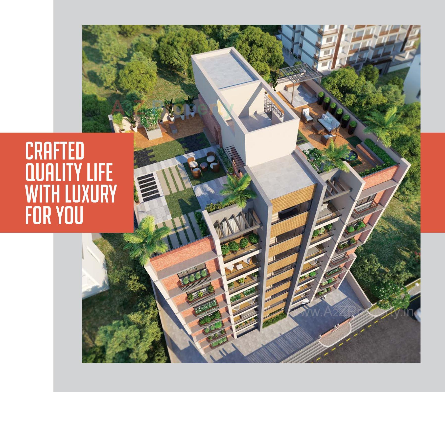 3D Elevation of real estate project Kallisto located at Vejalpur, Ahmedabad, Gujarat