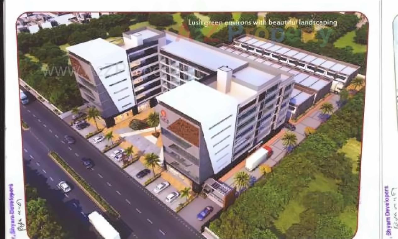 3D Elevation of real estate project Kalp Industrial Park located at Nikol, Ahmedabad, Gujarat