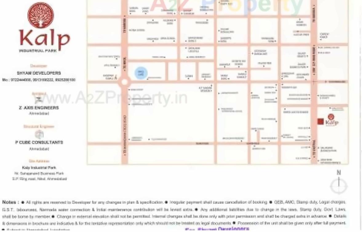 of real estate project Kalp Industrial Park located at Nikol, Ahmedabad, Gujarat