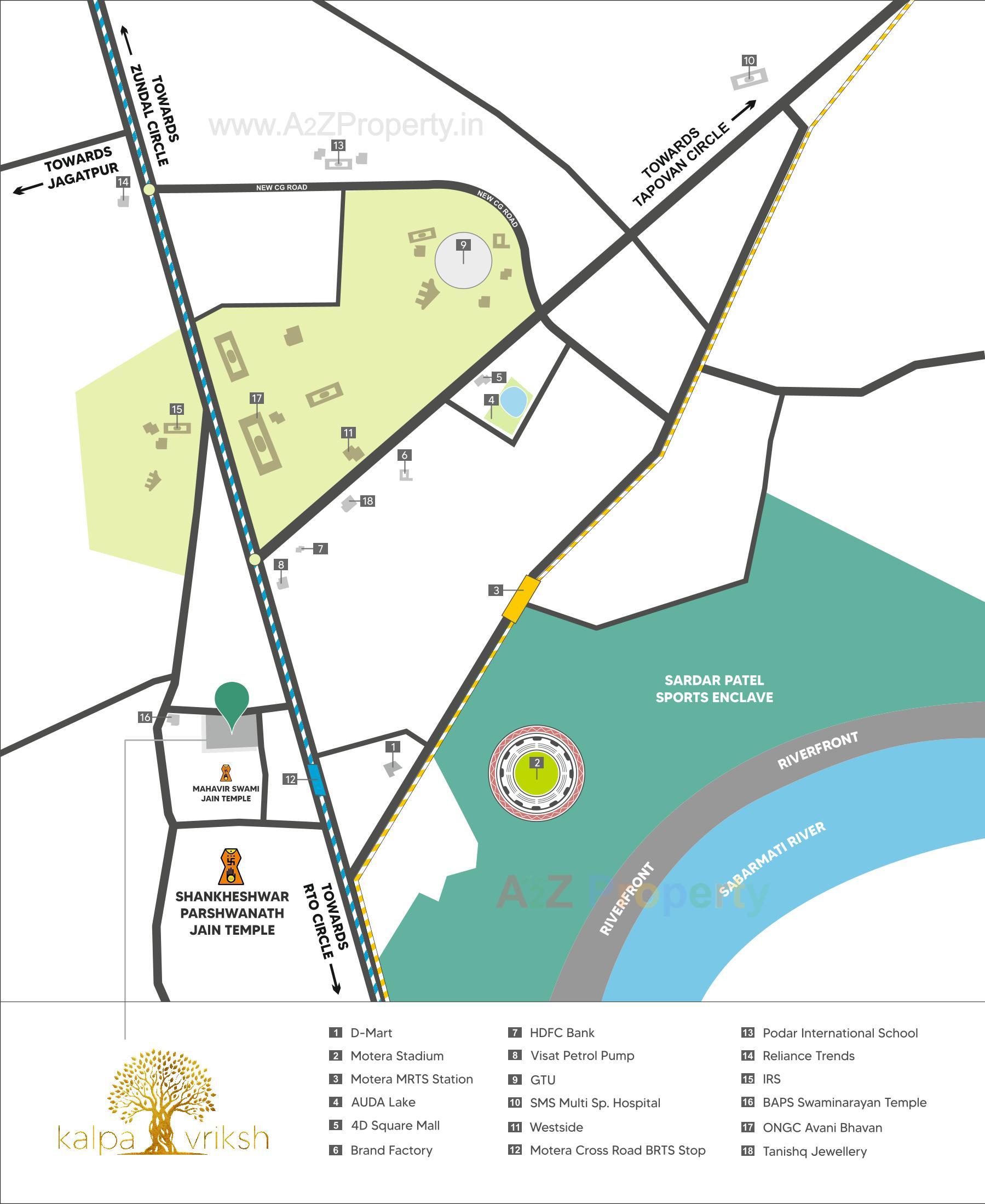  of real estate project Kalpavriksh located at Acher, Ahmedabad, Gujarat