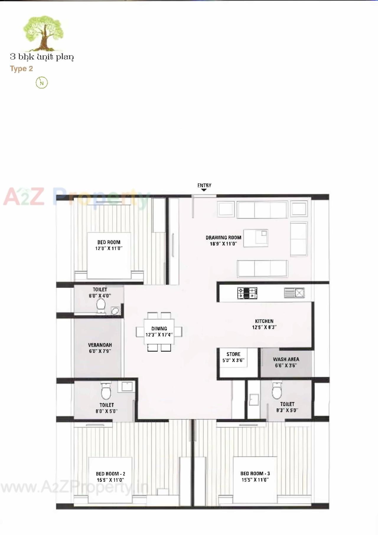 Layout of real estate project Kalpvriksh located at City, Ahmedabad, Gujarat