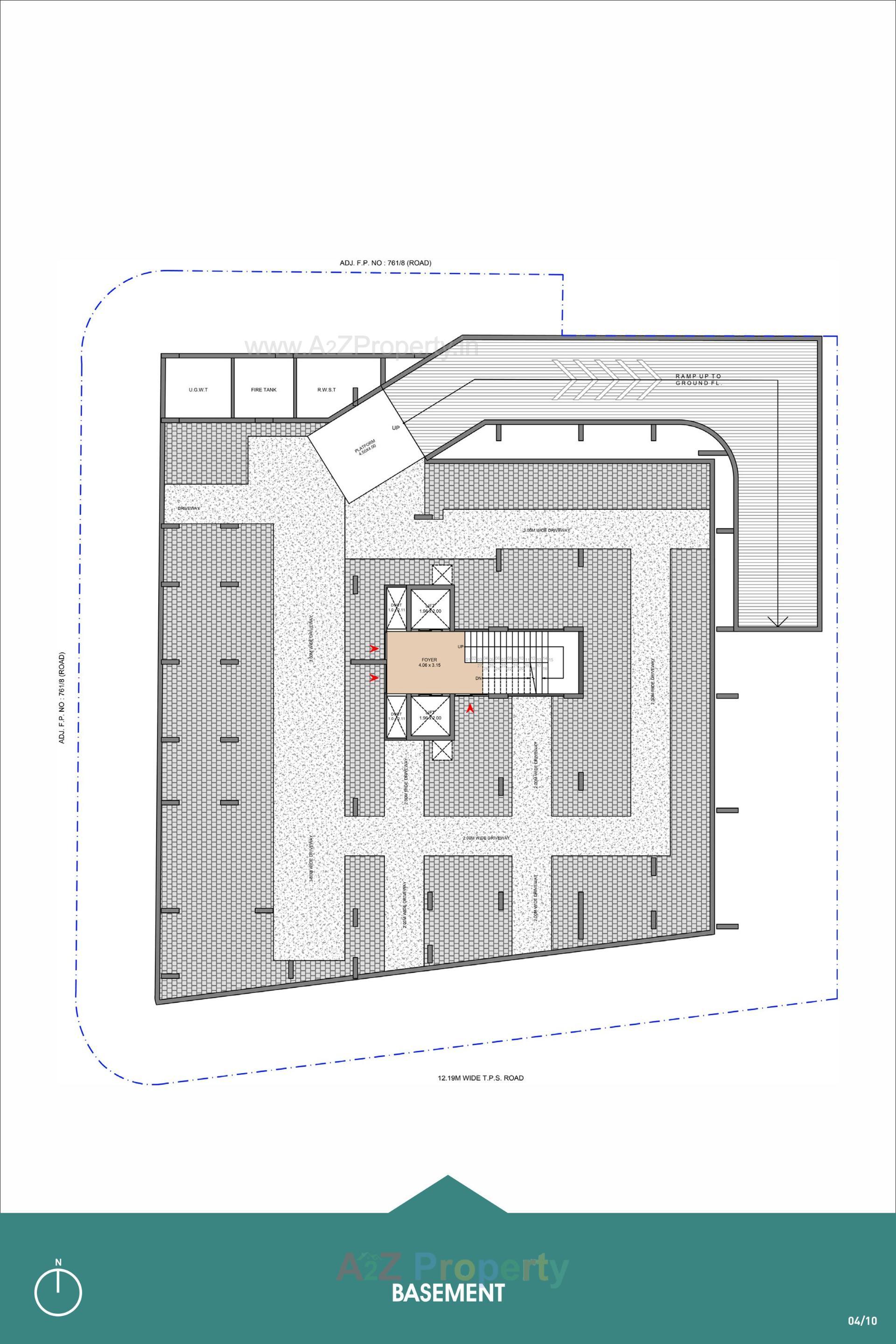 Layout of real estate project Kalpvruksh Meadows located at Chhadavad, Ahmedabad, Gujarat