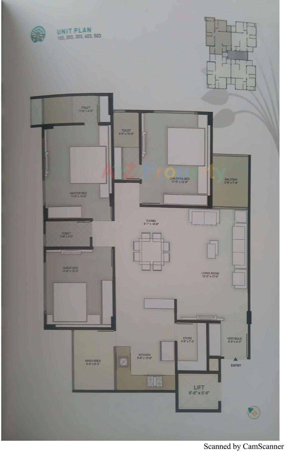 Layout of real estate project Kalpvruksh Regency located at City, Ahmedabad, Gujarat