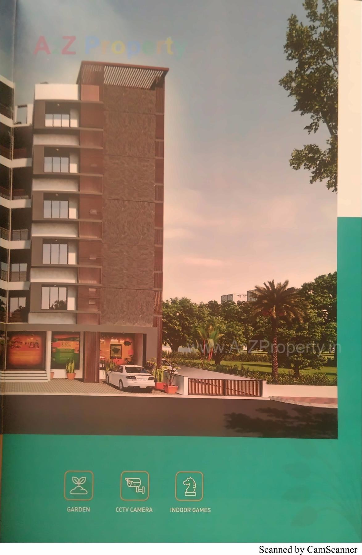 3D Elevation of real estate project Kalpvruksh Regency located at City, Ahmedabad, Gujarat