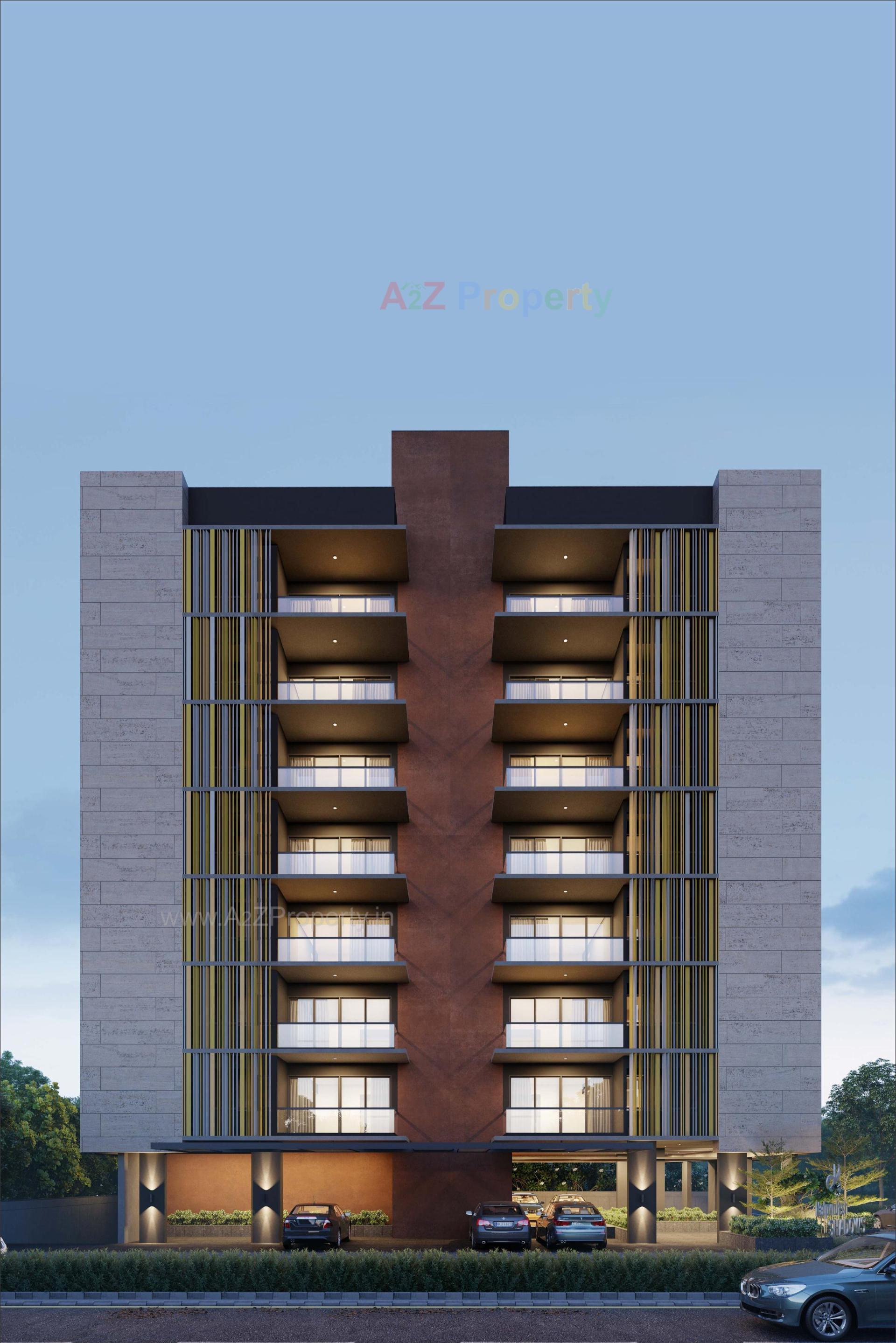 3D Elevation of real estate project Kalpvruksh Shadows located at Kochrab, Ahmedabad, Gujarat