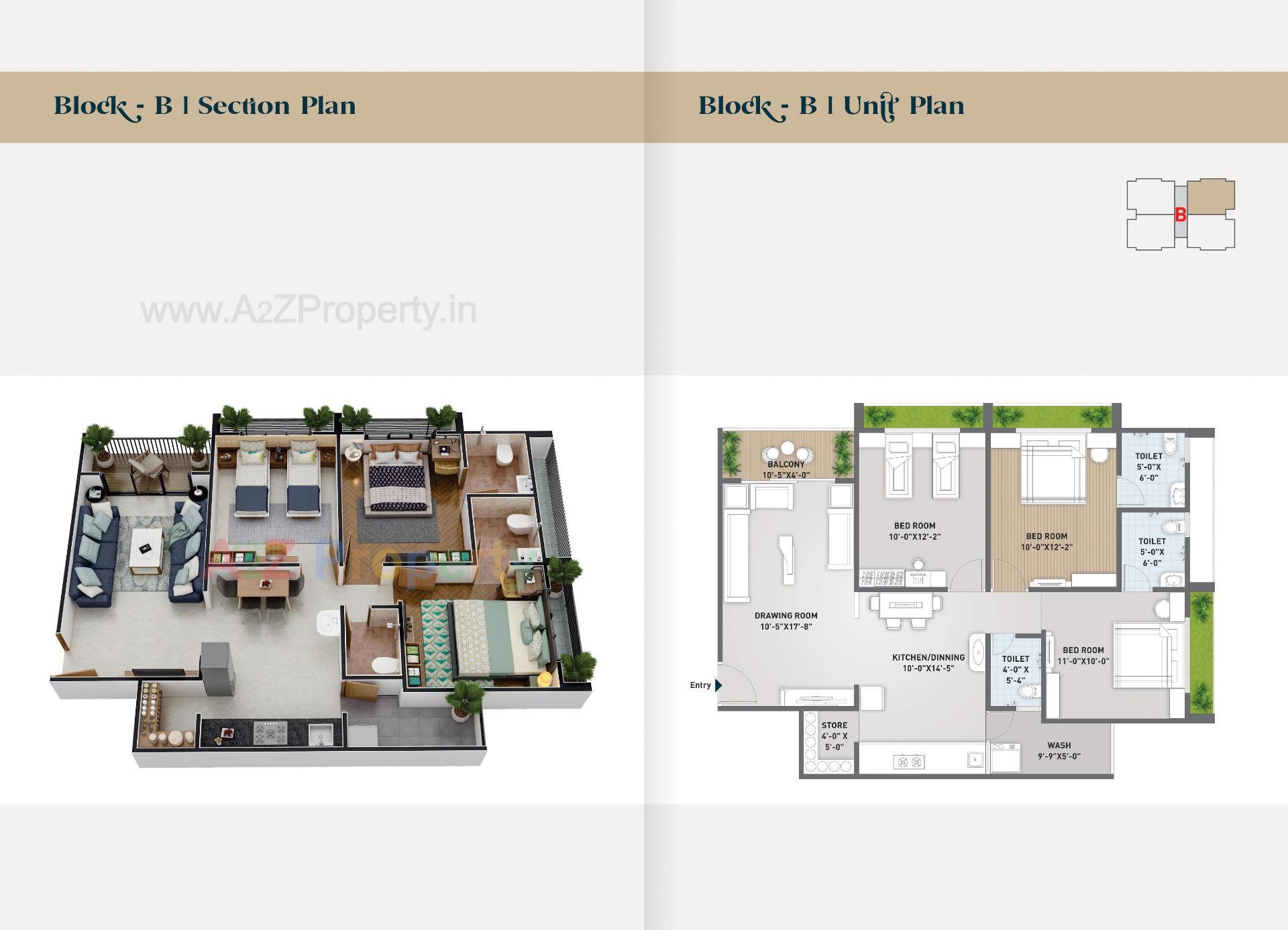 Layout of real estate project Kalyan Heights located at Ahmedabad, Ahmedabad, Gujarat