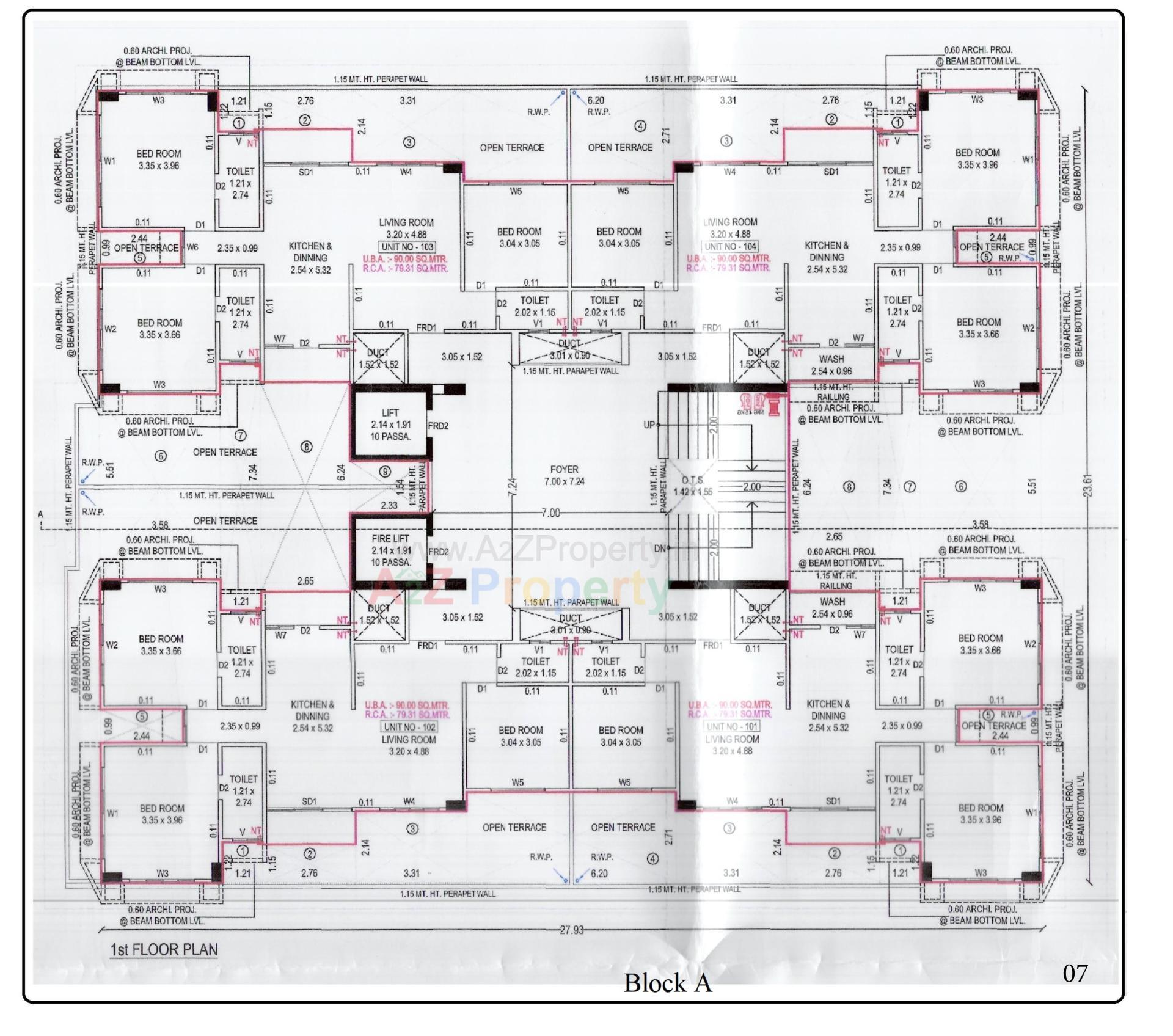 Layout of real estate project Kamalam Serenity located at Ahmedabad, Ahmedabad, Gujarat