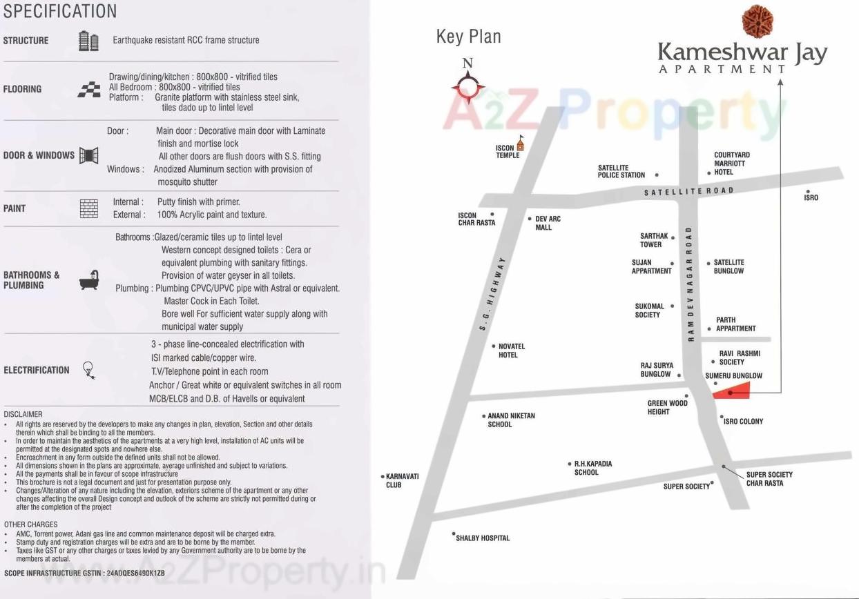  of real estate project Kameshwar Jay Apartment located at Ahmedabad, Ahmedabad, Gujarat