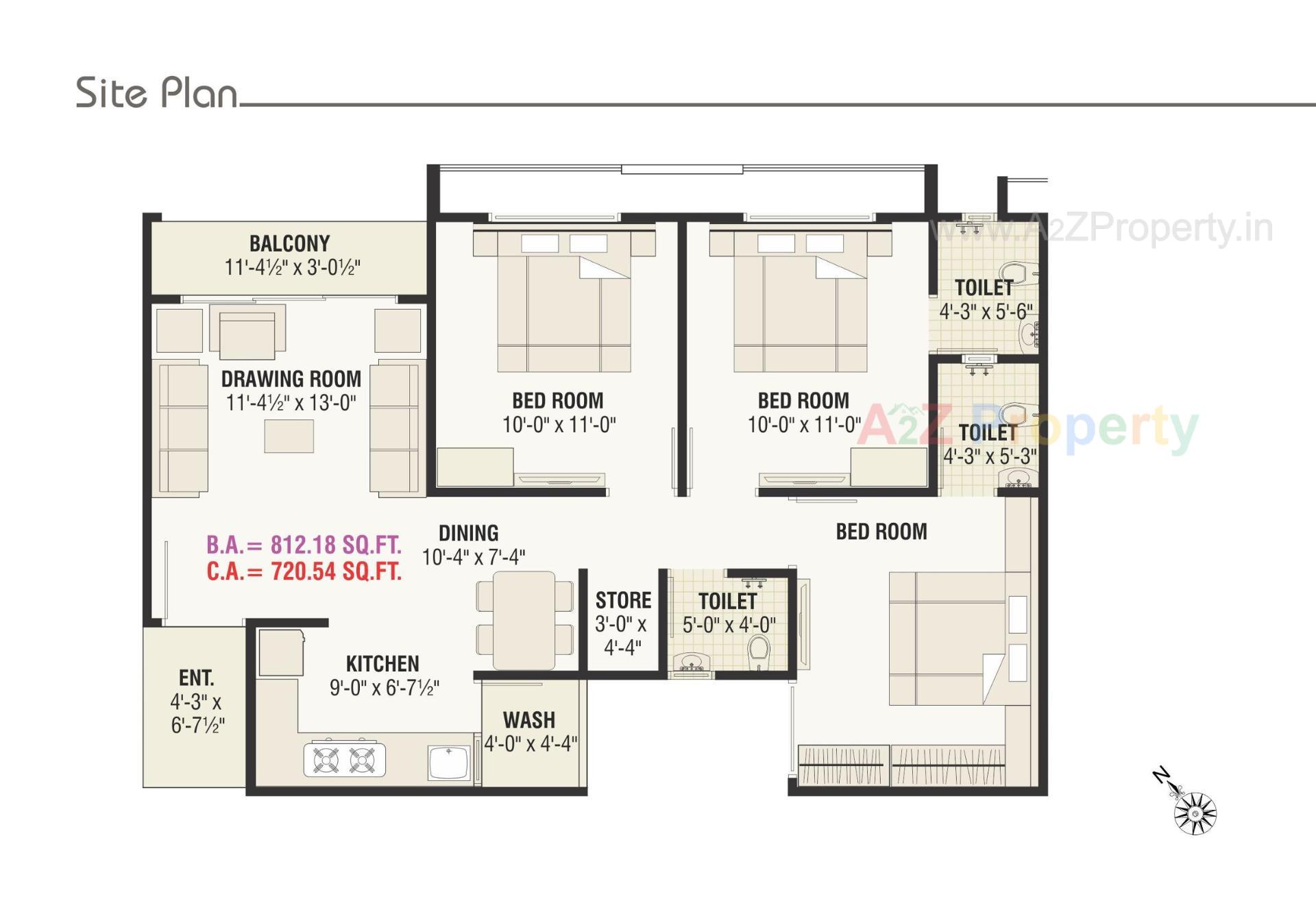 Layout of real estate project Kameshwar Jyot located at Ahmedabad, Ahmedabad, Gujarat
