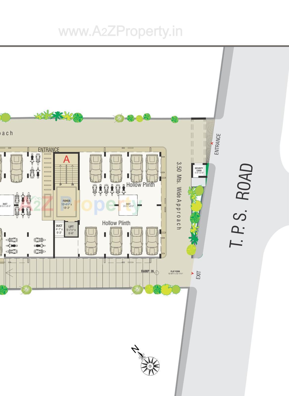 Layout of real estate project Kameshwar Jyot located at Ahmedabad, Ahmedabad, Gujarat