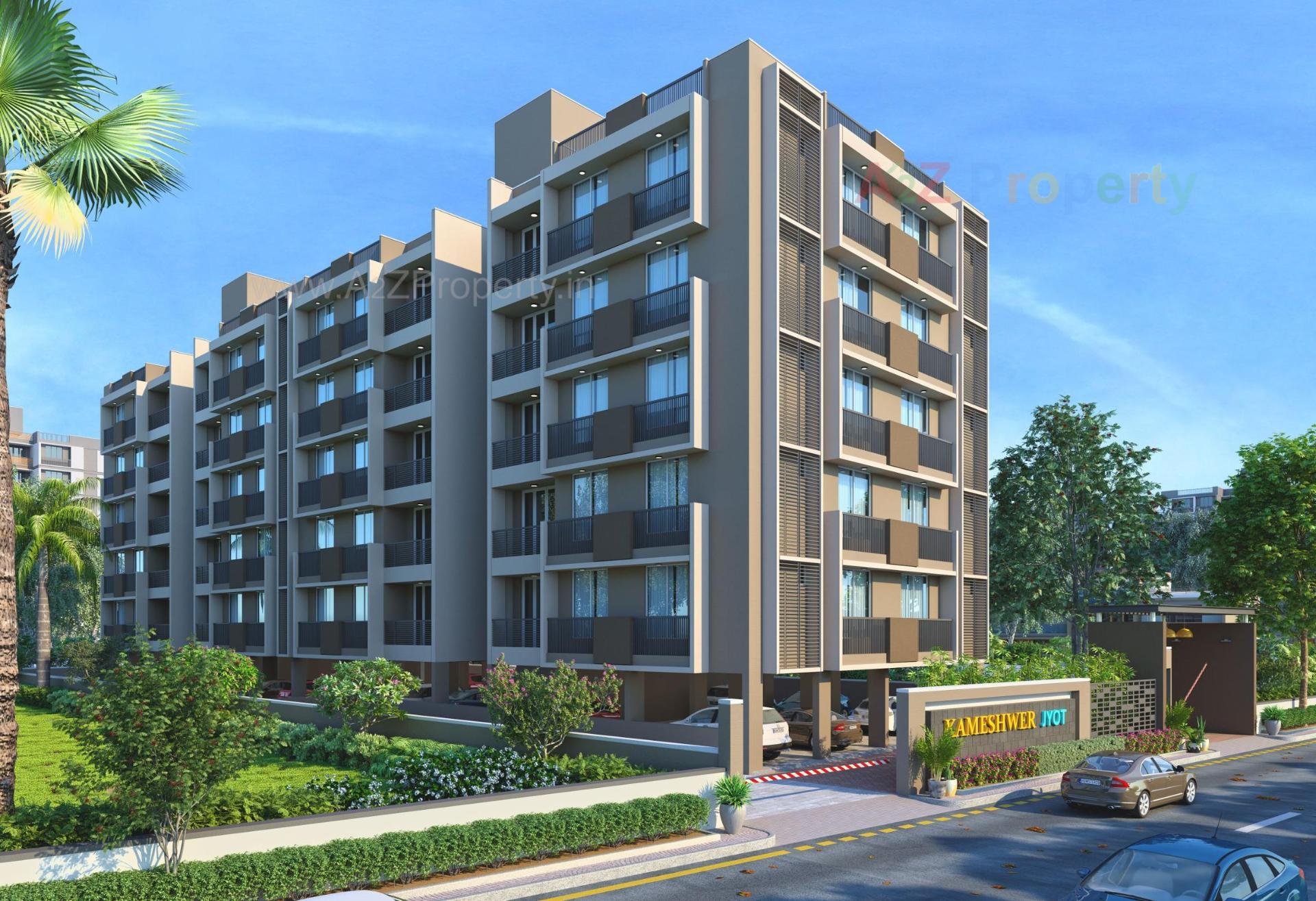 3D Elevation of real estate project Kameshwar Jyot located at Ahmedabad, Ahmedabad, Gujarat