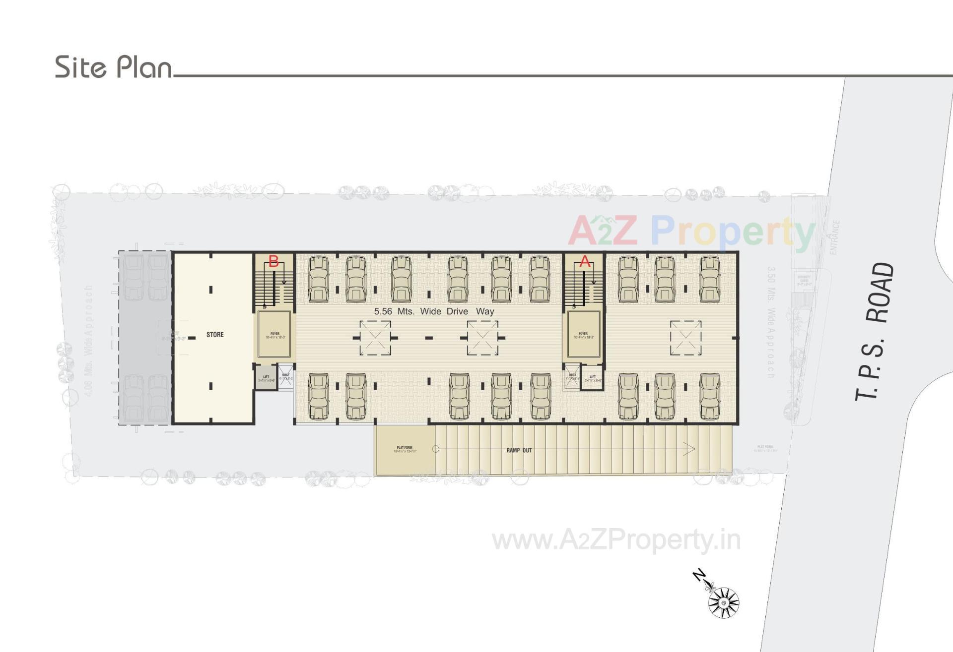 Layout of real estate project Kameshwar Jyot located at Ahmedabad, Ahmedabad, Gujarat