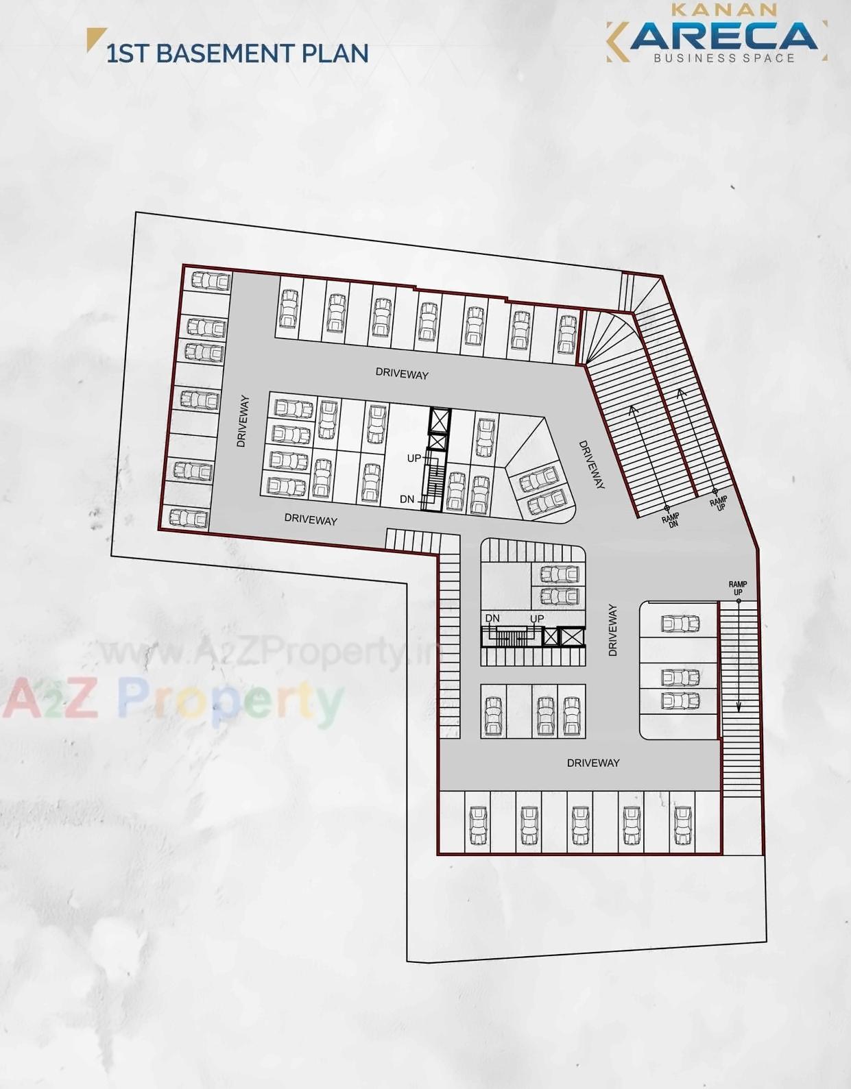 Layout of real estate project Kanan Areca located at Harsol, Ahmedabad, Gujarat