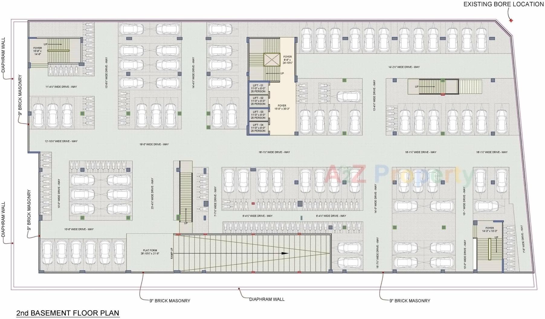 Layout of real estate project Kankubag Mall located at Ahmedabad, Ahmedabad, Gujarat