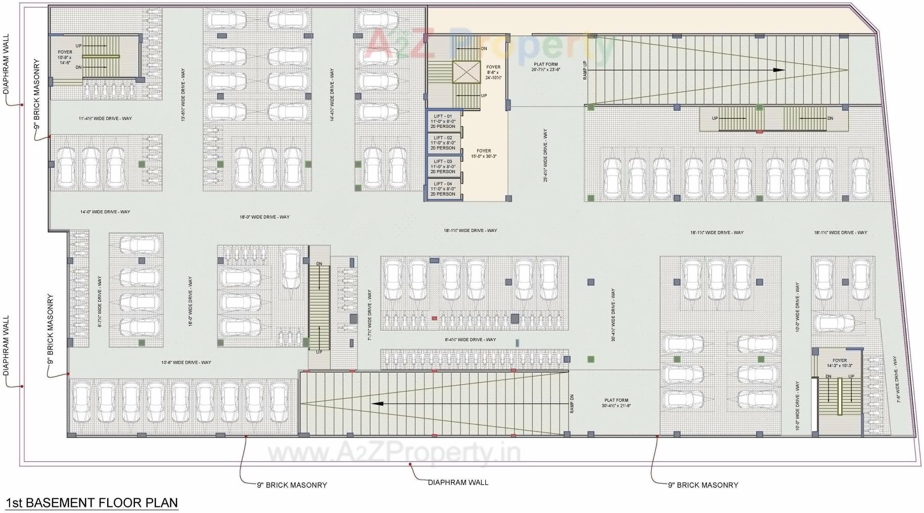 Layout of real estate project Kankubag Mall located at Ahmedabad, Ahmedabad, Gujarat