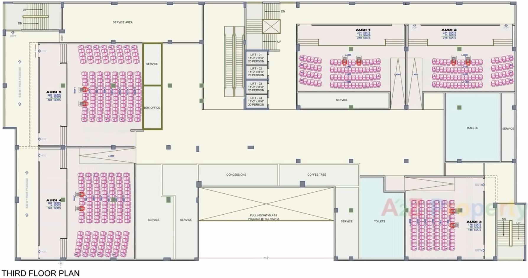 Layout of real estate project Kankubag Mall located at Ahmedabad, Ahmedabad, Gujarat