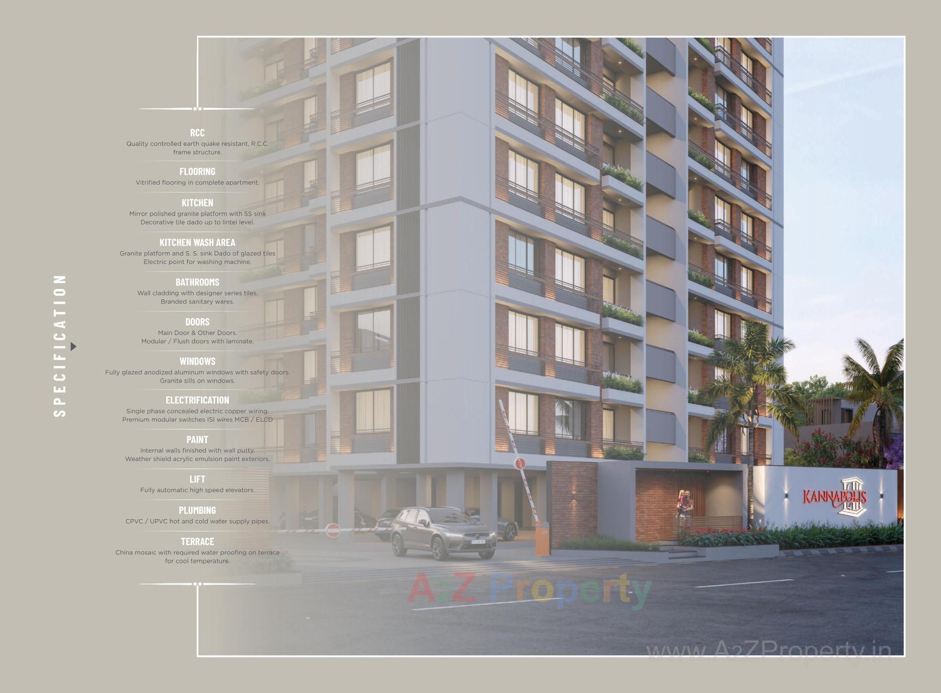 3D Elevation of real estate project Kannapolis located at Ahmedabad, Ahmedabad, Gujarat