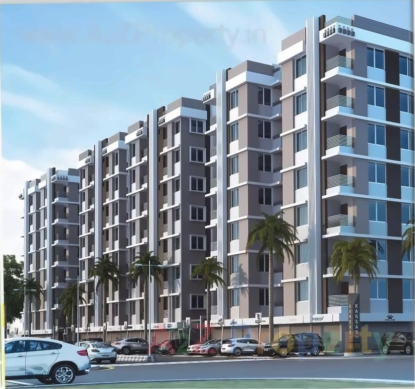 3D Elevation of real estate project Kansas County located at Vastral, Ahmedabad, Gujarat